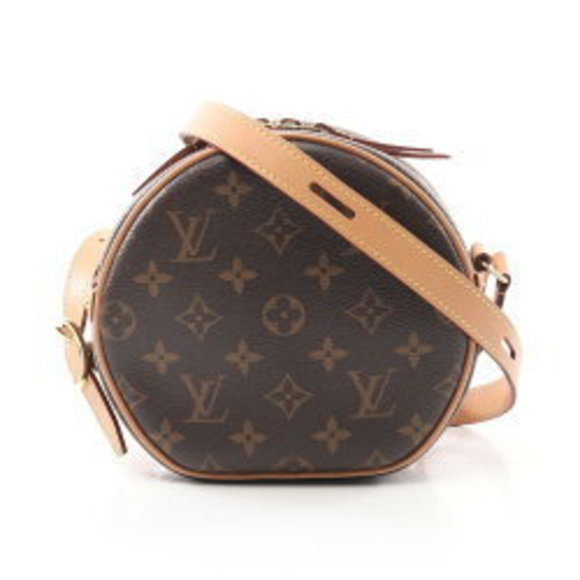 Louis Vuitton Boite Chapeau Souple Shoulder Bag Leather Monogram Brown - Picture 1 of 8